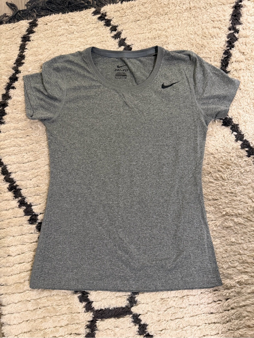 Nike Women's Dri-FIT Short Sleeve Tee — Gray